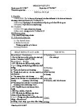 Giáo án Vật lí lớp 7 - Tiết 26 Ôn tập - Năm học 2016-2017